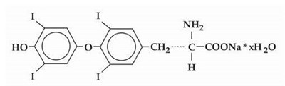Levothyroxine Molecule.jpg levothyroixe molecule - Levothyroxine Molecule
